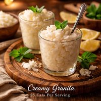 Creamy Granita 25 Cals Per Serving