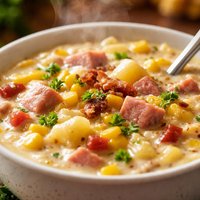 Creamy Ham and Corn Chowder
