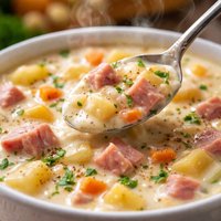 Creamy Ham Potato Soup