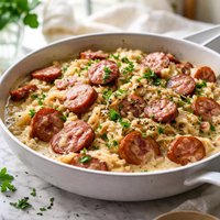 Creamy Kielbasa and Kraut