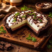 Creamy Layers Chocolate Mint Pie