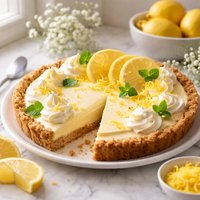 Creamy Lemon Cheesecake Pie