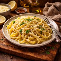 Creamy Lemon Fettuccine
