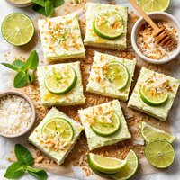 Creamy Lime Coconut Bars