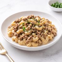 Creamy Macaroni Beef Crock Pot