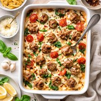 Creamy Meatball Casserole