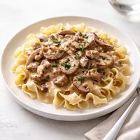 Creamy Mushroom Stroganoff