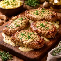 Creamy Mustard Pork Chops