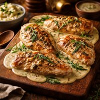 Creamy Mustard Tarragon Chicken