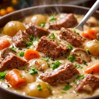 Creamy New York Strip Stew