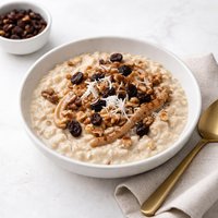 Creamy Oatmeal with Raisins