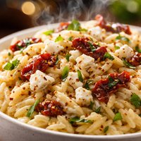 Creamy Orzo W Feta Sun Dried Tomatoes