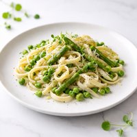 Creamy Pasta with Spring Vegetables