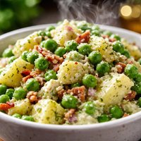 Creamy Pea Potato Salad