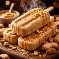 Creamy Peanut Popsicles