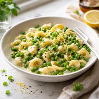 Creamy Peas and Pasta