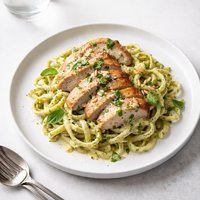 Creamy Pesto Chicken and Pasta