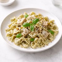 Creamy Pesto Chicken Bow Ties
