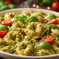 Creamy Pesto Tortellini