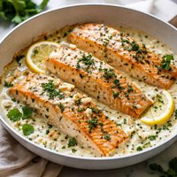 Creamy Philly Garlic and Herb Salmon