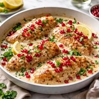 Creamy Pomegranate Chicken