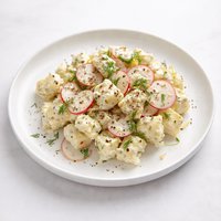 Creamy Potato Salad with Dill Lemon Radishes