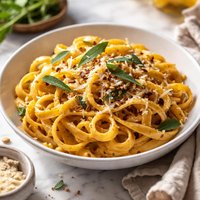 Creamy Pumpkin Fettuccine