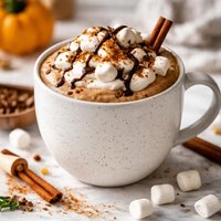 Creamy Pumpkin Hot Chocolate Vegan