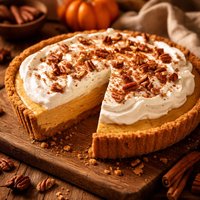 Creamy Pumpkin Pie No Bake
