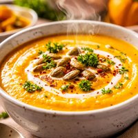 Creamy Pumpkin Soup for Weight Watching People