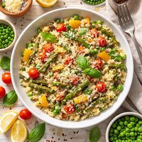 Creamy Quinoa Primavera