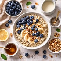 Creamy Quinoa with Blueberries Vegan