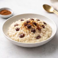 Creamy Raisin Rice Pudding