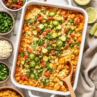 Creamy Ranchero Enchilada Bake