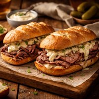 Creamy Roast Beef Sandwiches