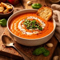 Creamy Roasted Red Pepper Soup