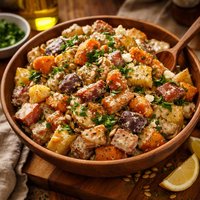 Creamy Roasted Root Salad