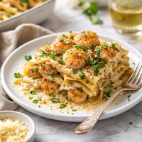 Creamy Scallop Lasagna