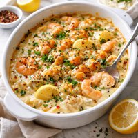 Creamy Seafood Casserole Low Carb