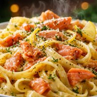 Creamy Smoked Salmon Dijon Pasta