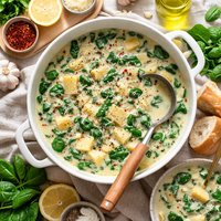 Creamy Spinach and Potato Soup