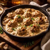 Creamy Stroganoff Meatballs
