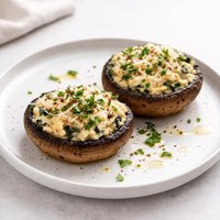 Creamy Stuffed Portabellas