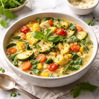 Creamy Summer Vegetable Stew