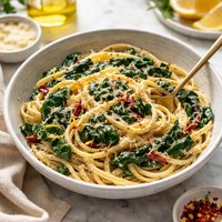 Creamy Swiss Chard Pasta