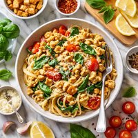 Creamy Tofu Pasta