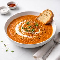 Creamy Tomato and Lentil Slow Cooker Soup