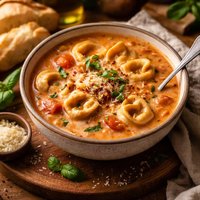 Creamy Tomato Tortellini Soup