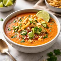 Creamy Tomato Tortilla Soup