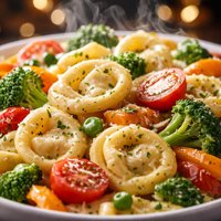 Creamy Tortellini Primavera